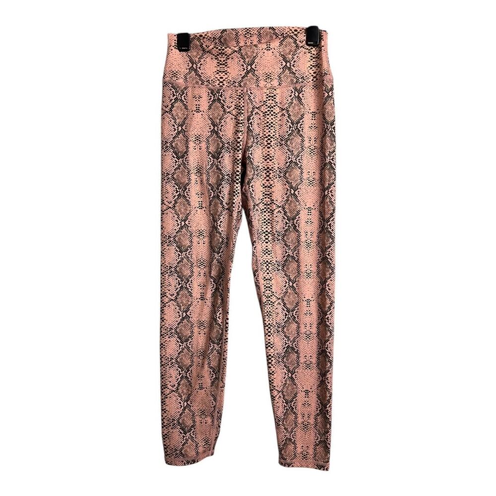 TYC Womens Athletic Pants Leggings Til You Collapse Pink Snake Workout Crossfit
